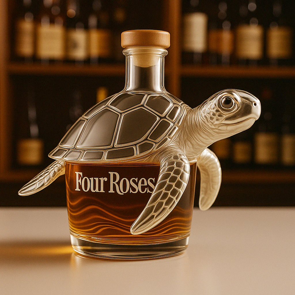 Sea Turtle Whiskey Bottle