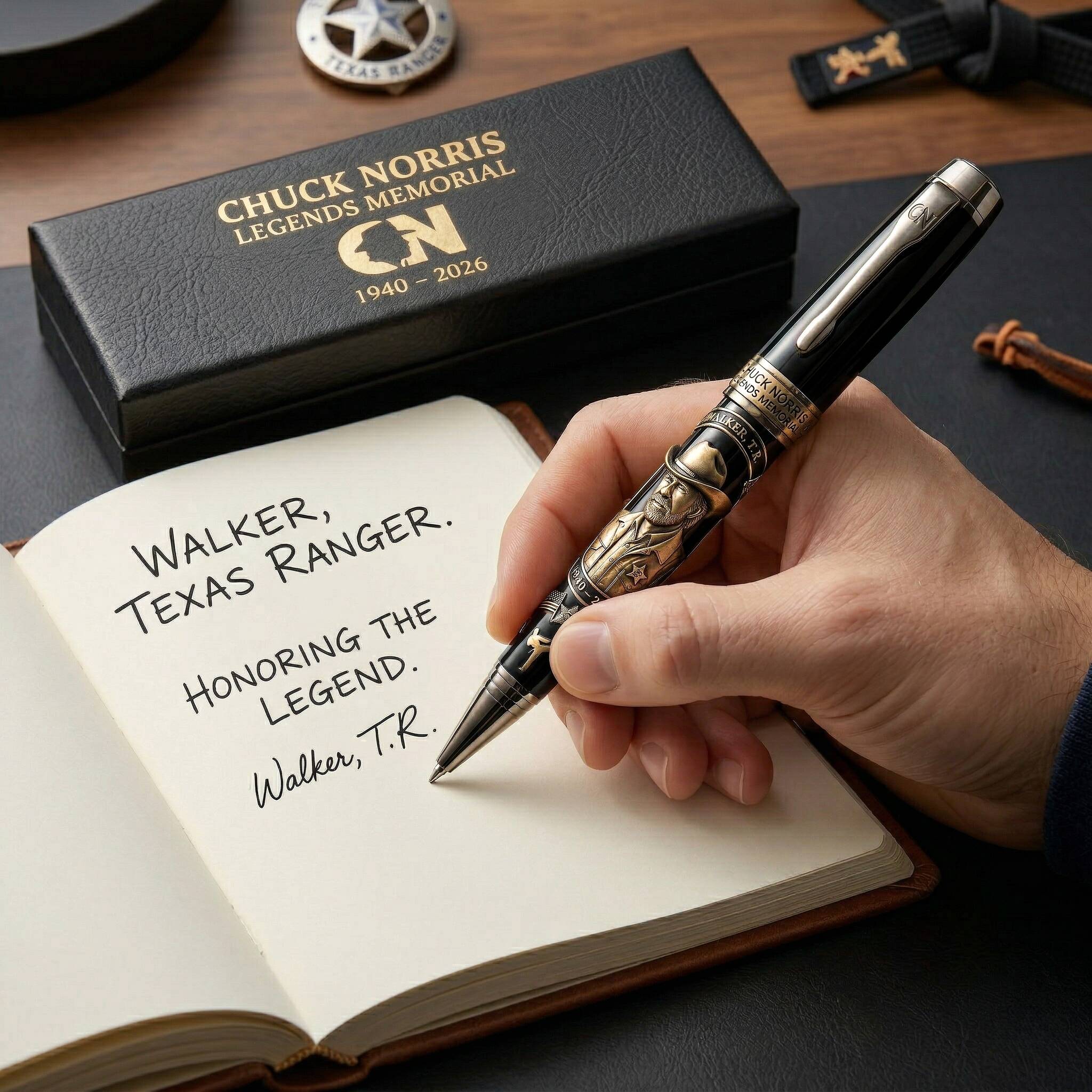 Chuck Norris Legends Memorial Pen – Write Like A Legend!