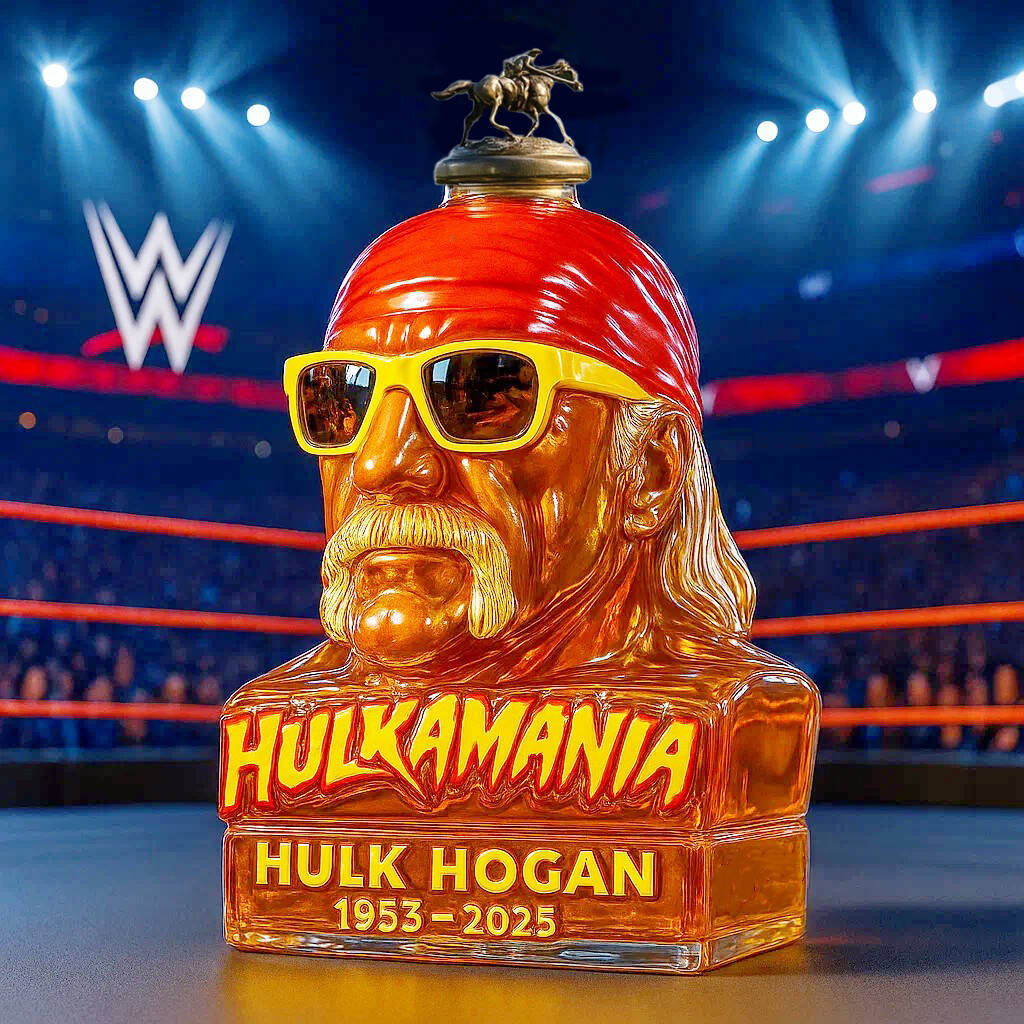 Hulk Hogan Memorial Limited edition Whiskey Bottle