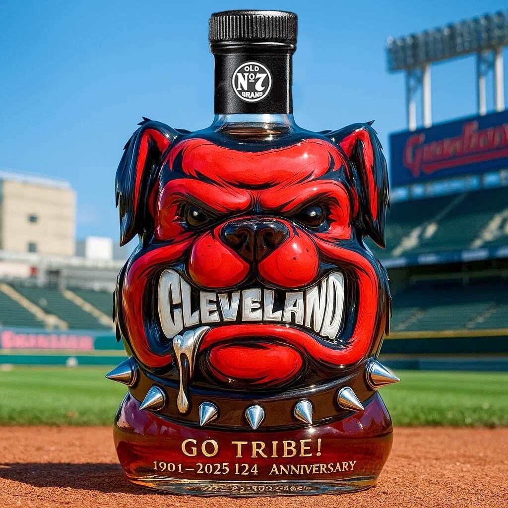 Cleveland Guardians Limited Edition Whisky Bottle