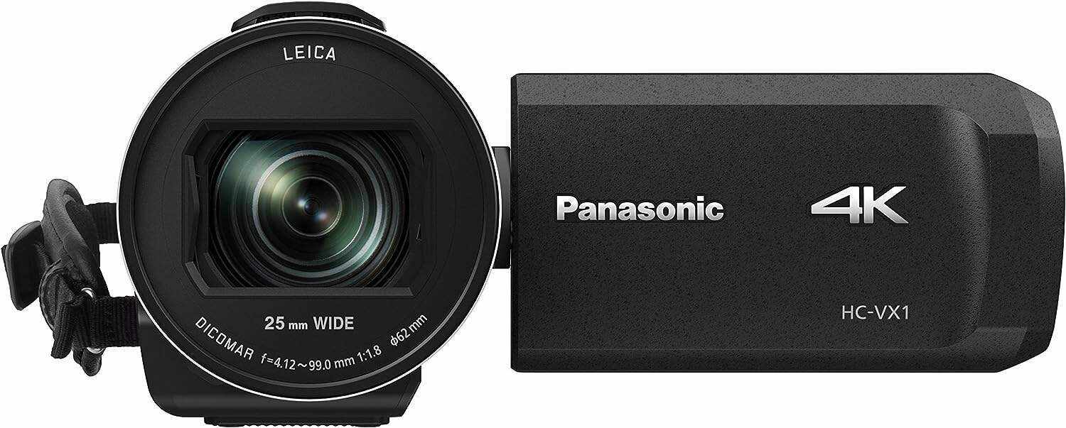 Panasonic PANASONIC HC-VX1 4K Camcorder, 24X LEICA DICOMAR Lens, 1/2.5