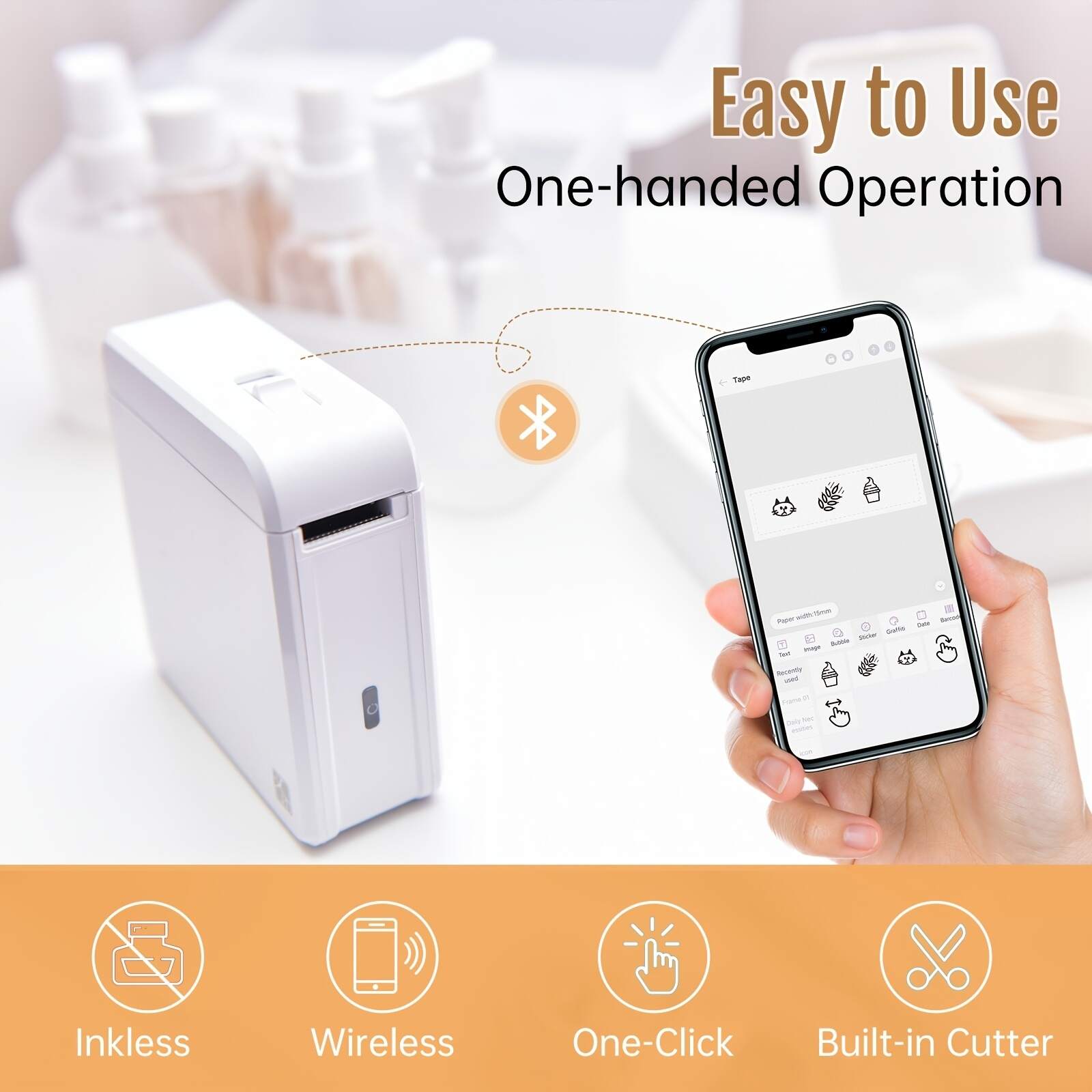 Portable Pocket Label Printer M11,Portable Mobile Instant Printer