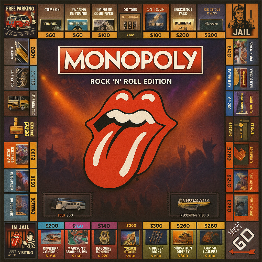 MONOPOLY: The Rolling Stones – 63rd Anniversary Edition
