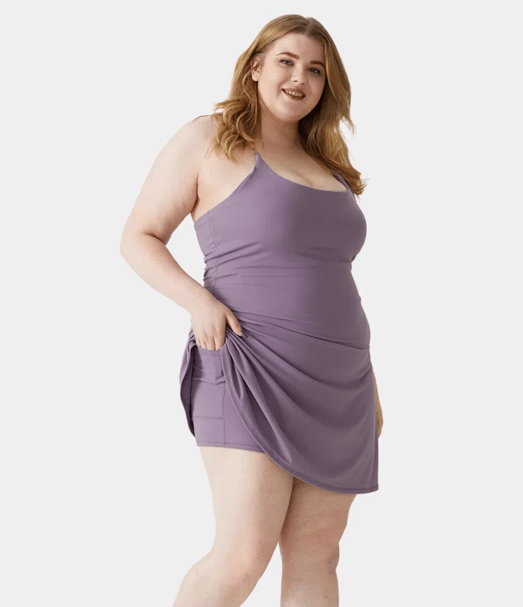 🔥Flash Sale🔥Softlyzero Plush Backless Active Dress-Easy Peezy