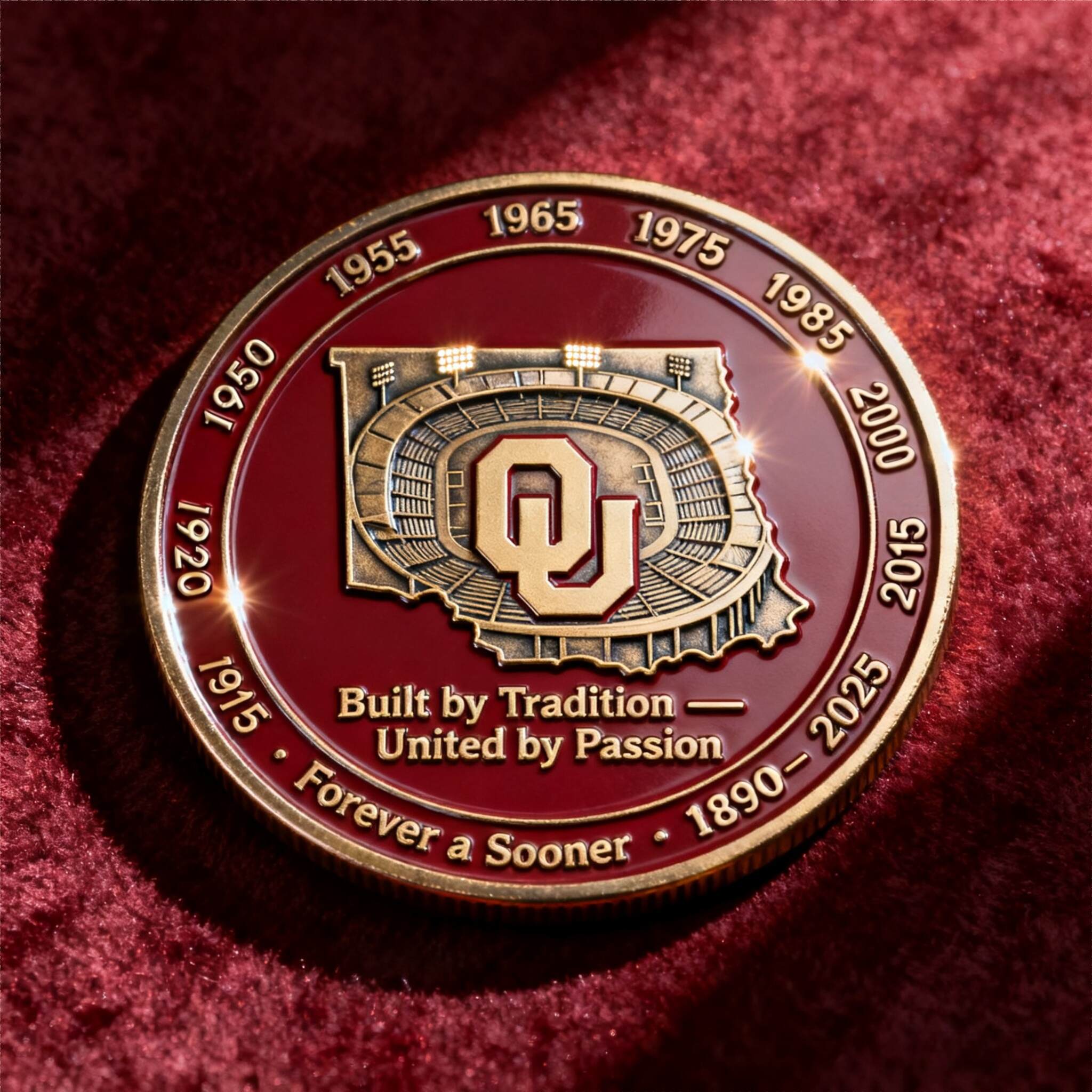 University of Oklahoma 135th Anniversary Commemorative Coin