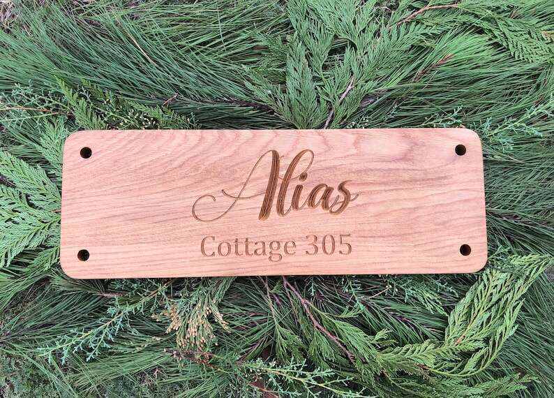 SEA ISLAND white oak personalized swing