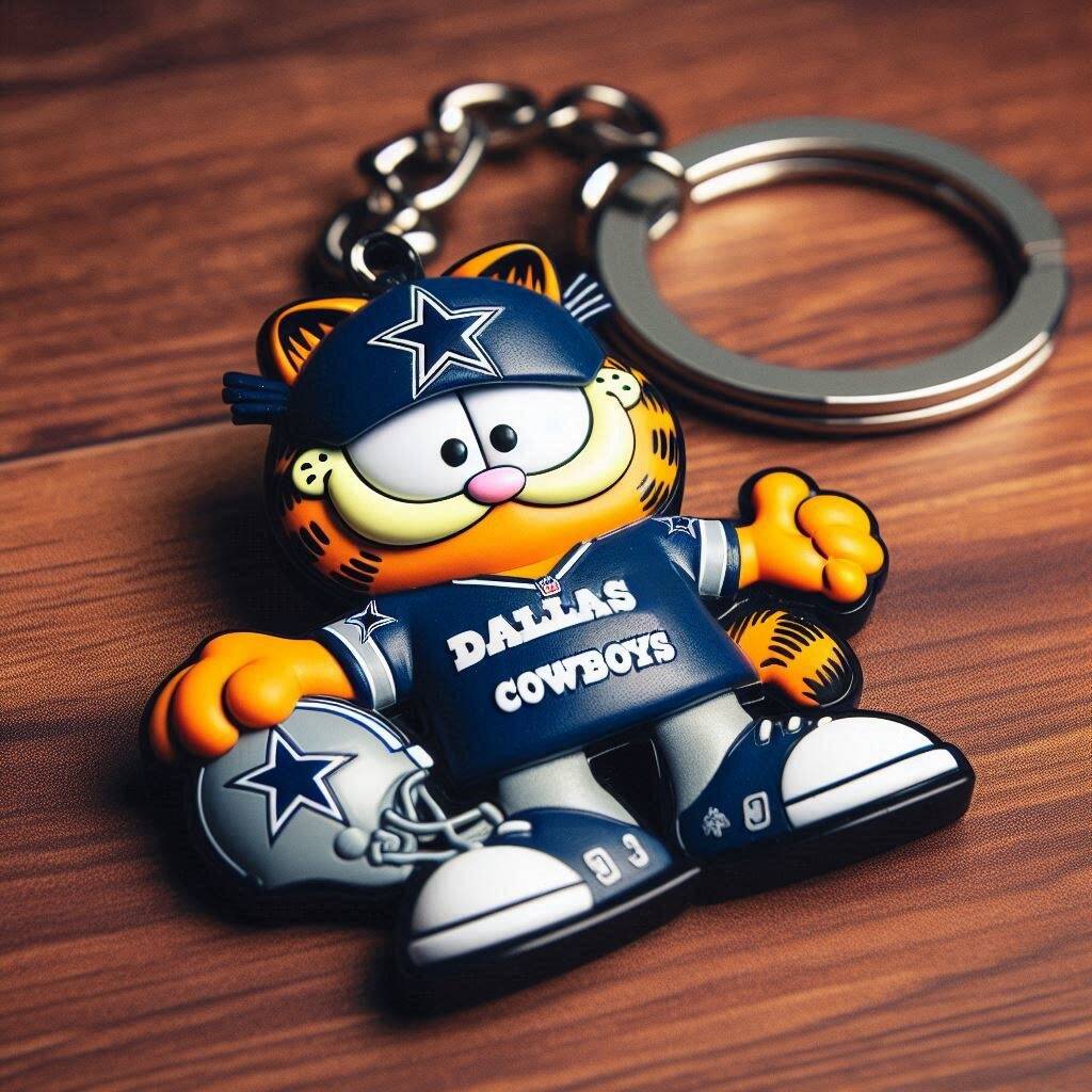 NHL Team Spirit Garfield Keychain
