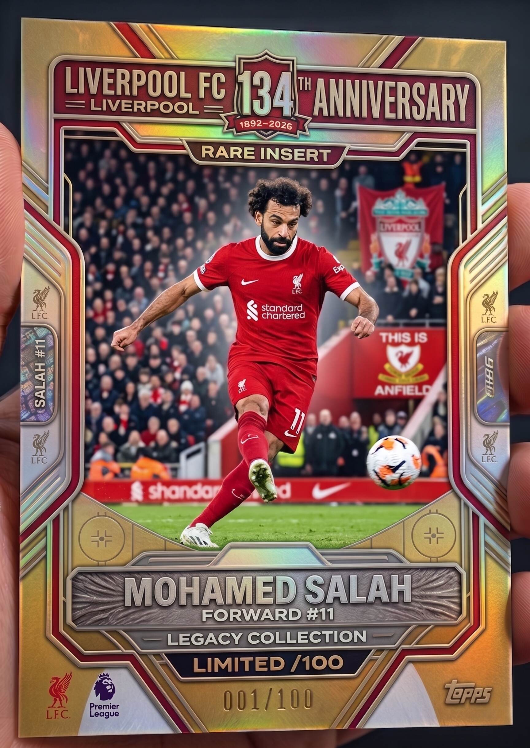 Liverpool FC 134th Anniversary Legacy Collection Hobby Box