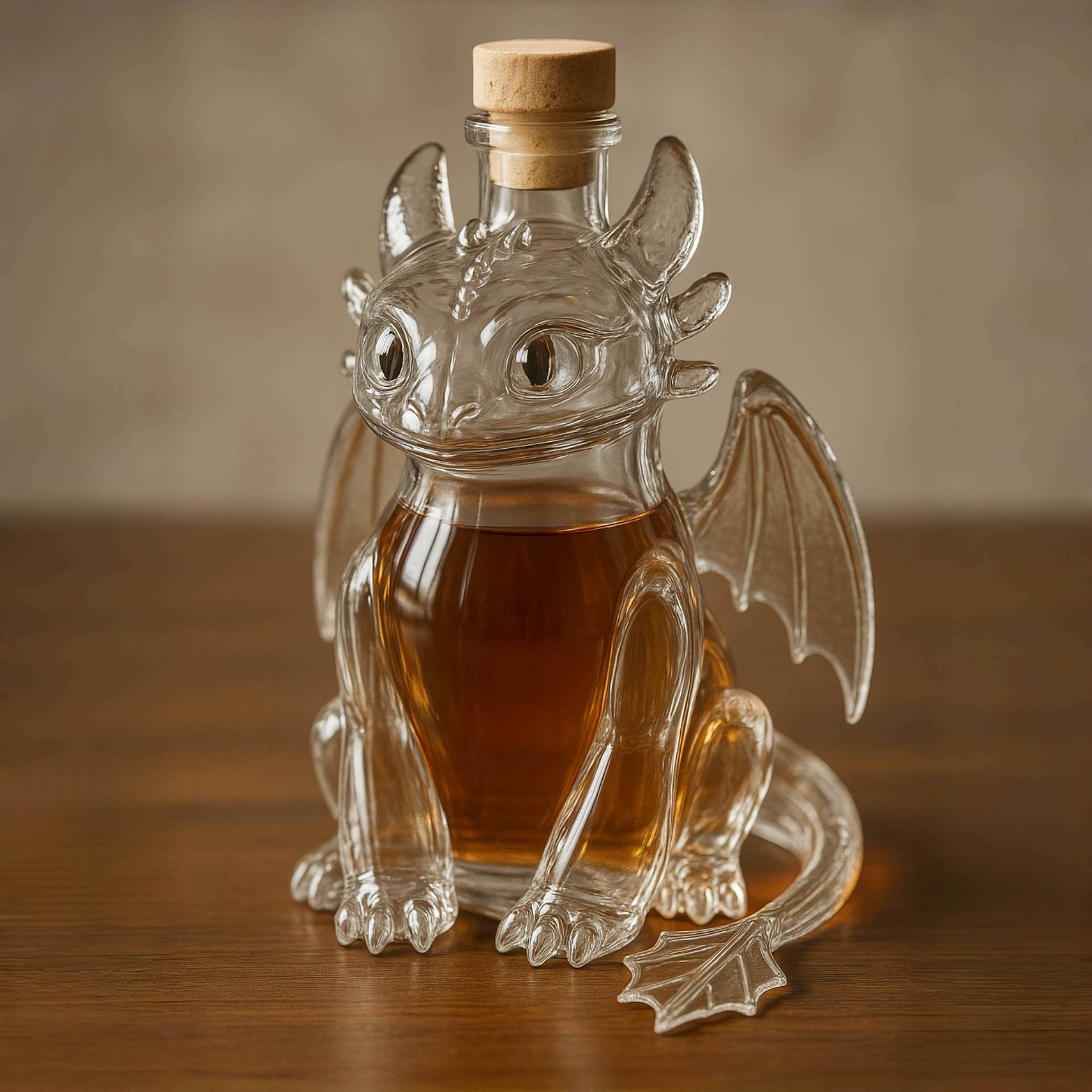 Toothless Whiskey Bottle .