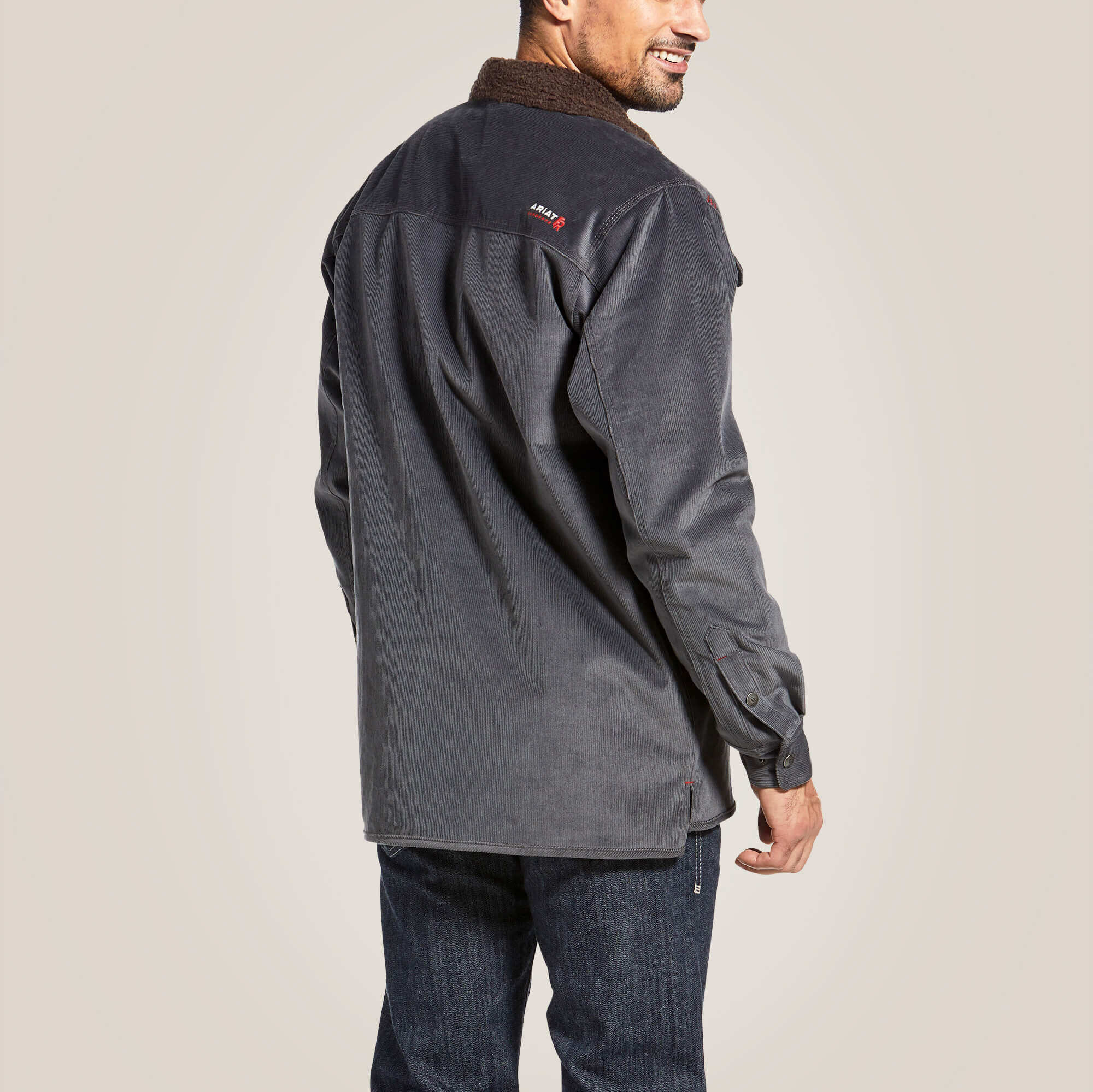FR DuraStretch Sherpa-lined Corduroy Shirt Jacket