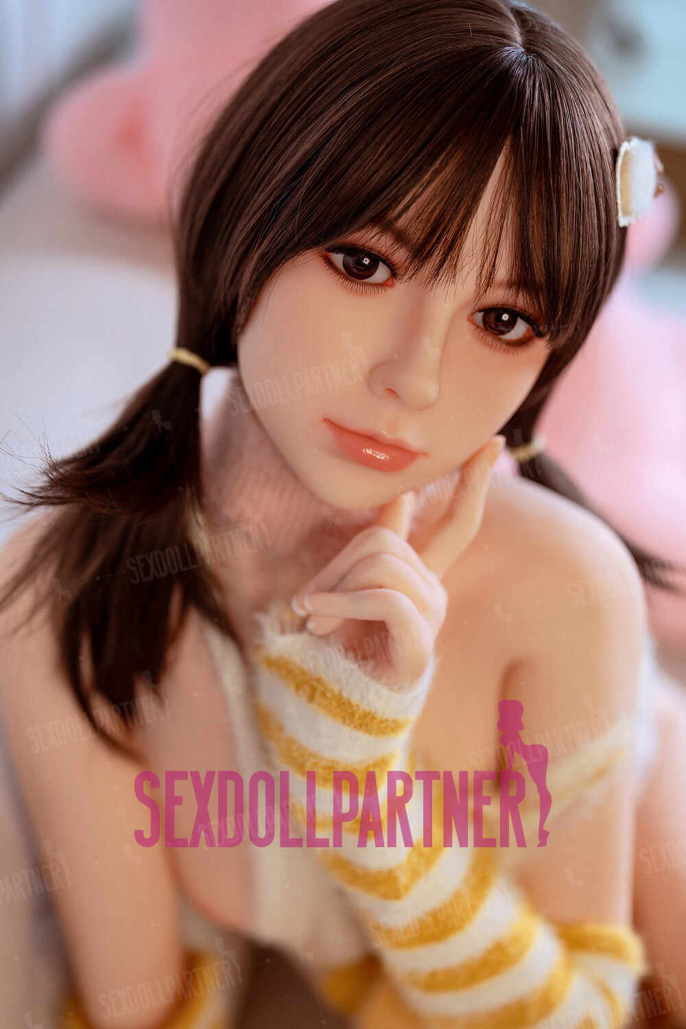 EU Stock - Norma 4.92ft/ 150cm #311 Head Full TPE Japanese Lovely Flat Chest Realistic Sex Doll