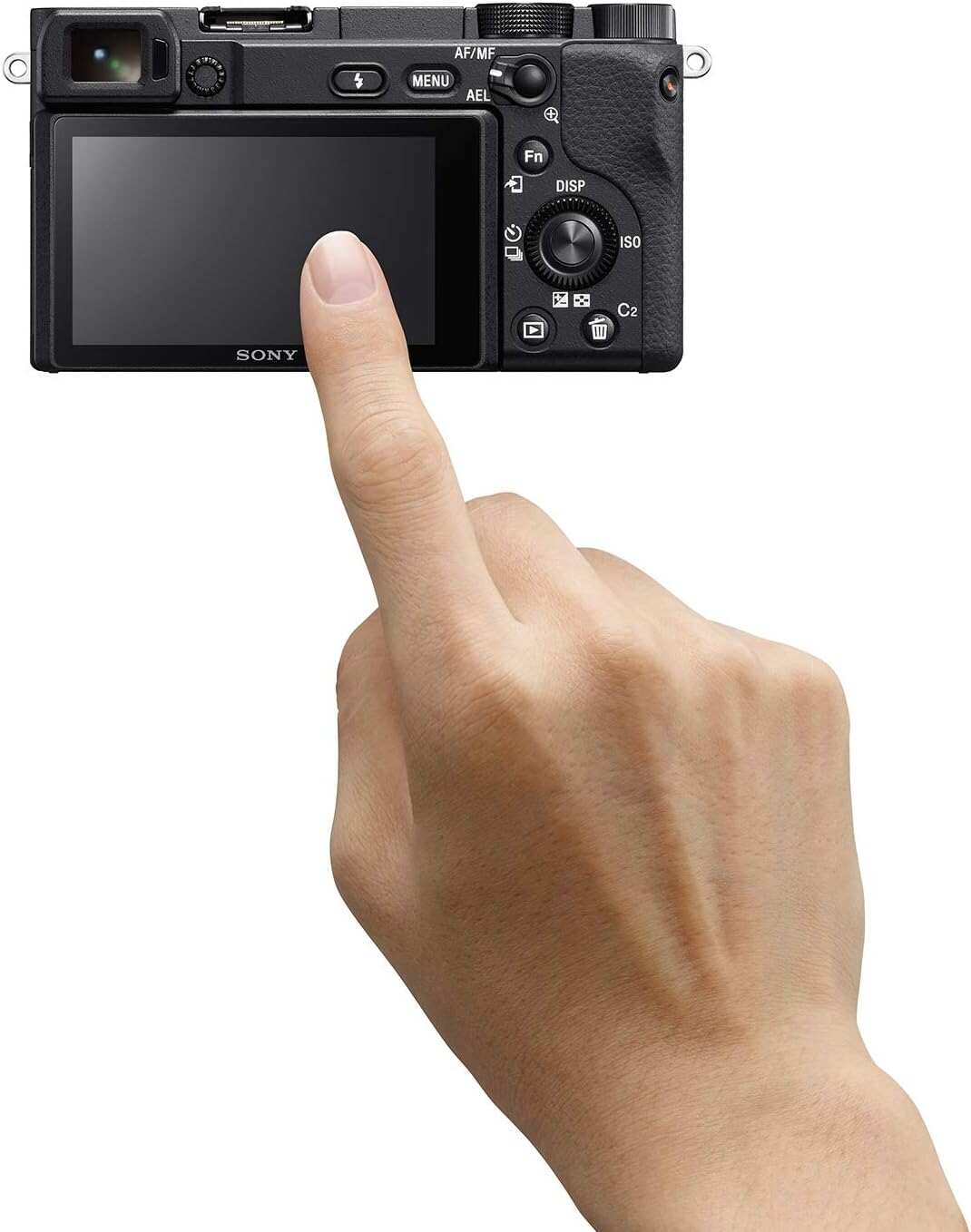 Sony Alpha a6400 Mirrorless Camera: Compact APS-C Interchangeable Lens Digital Camera with Real-Time Eye Auto Focus, 4K Video, Flip Screen & 16-50mm Lens - E Mount Compatible - ILCE-6400L/B, Black