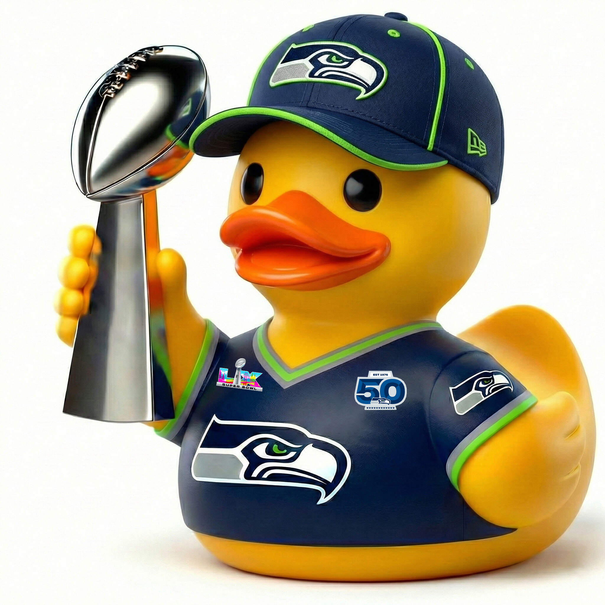 Seattle Seahawks Super Bowl Champion Duck