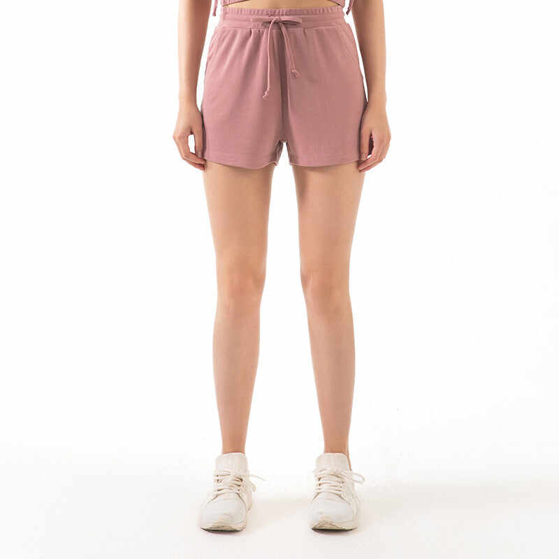 Lace Wide Loose Shorts Women HipsRunning Sports Fitness Fashion Casual Yoga Shorts