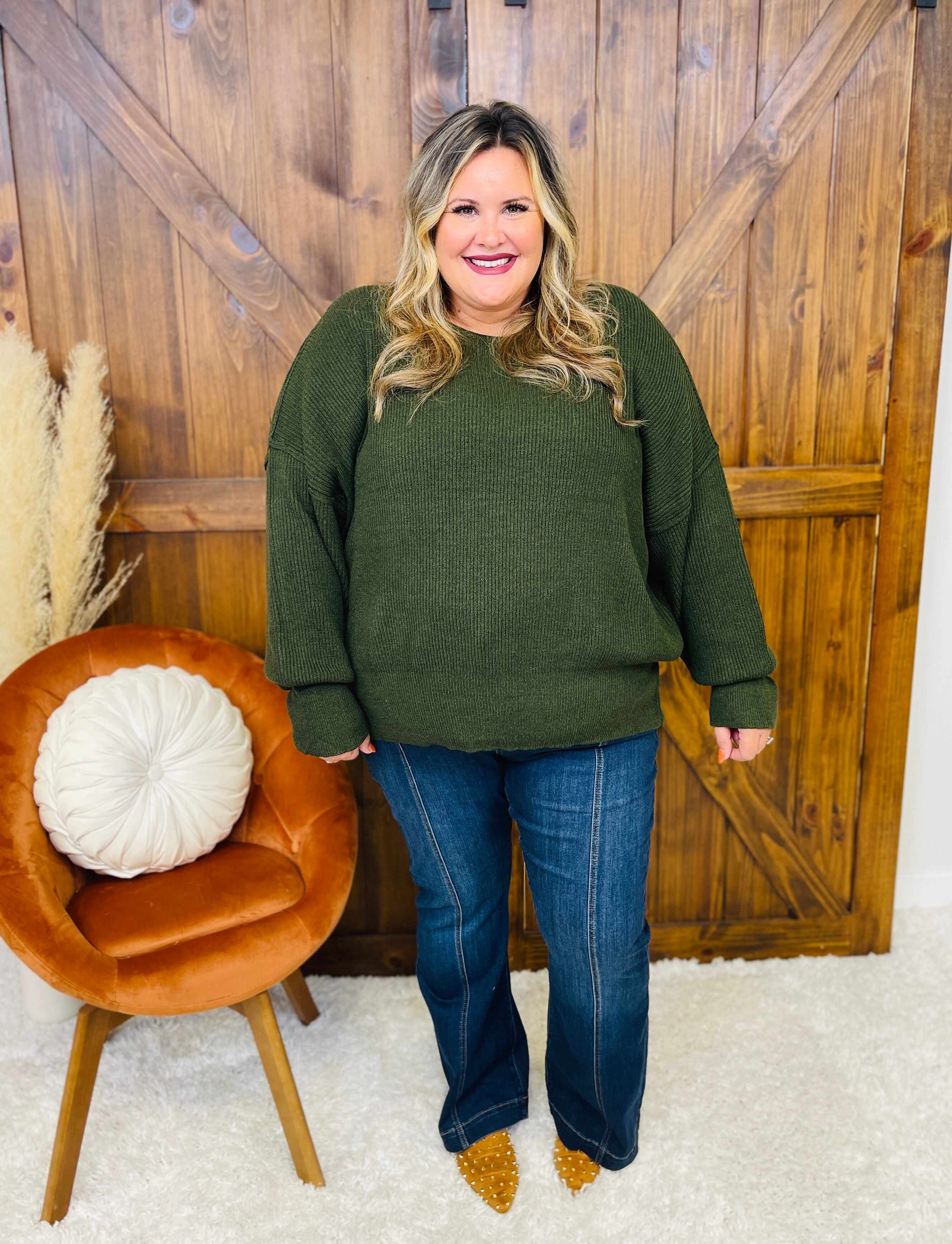 Plus/Reg The Fabulous Front Yoke Flare Jeans
