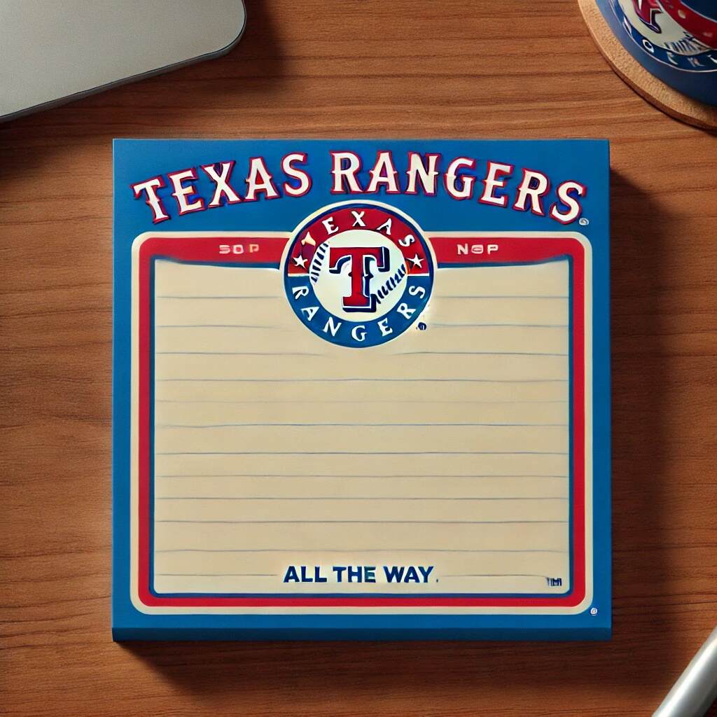 Baseball Team Sticky Notes