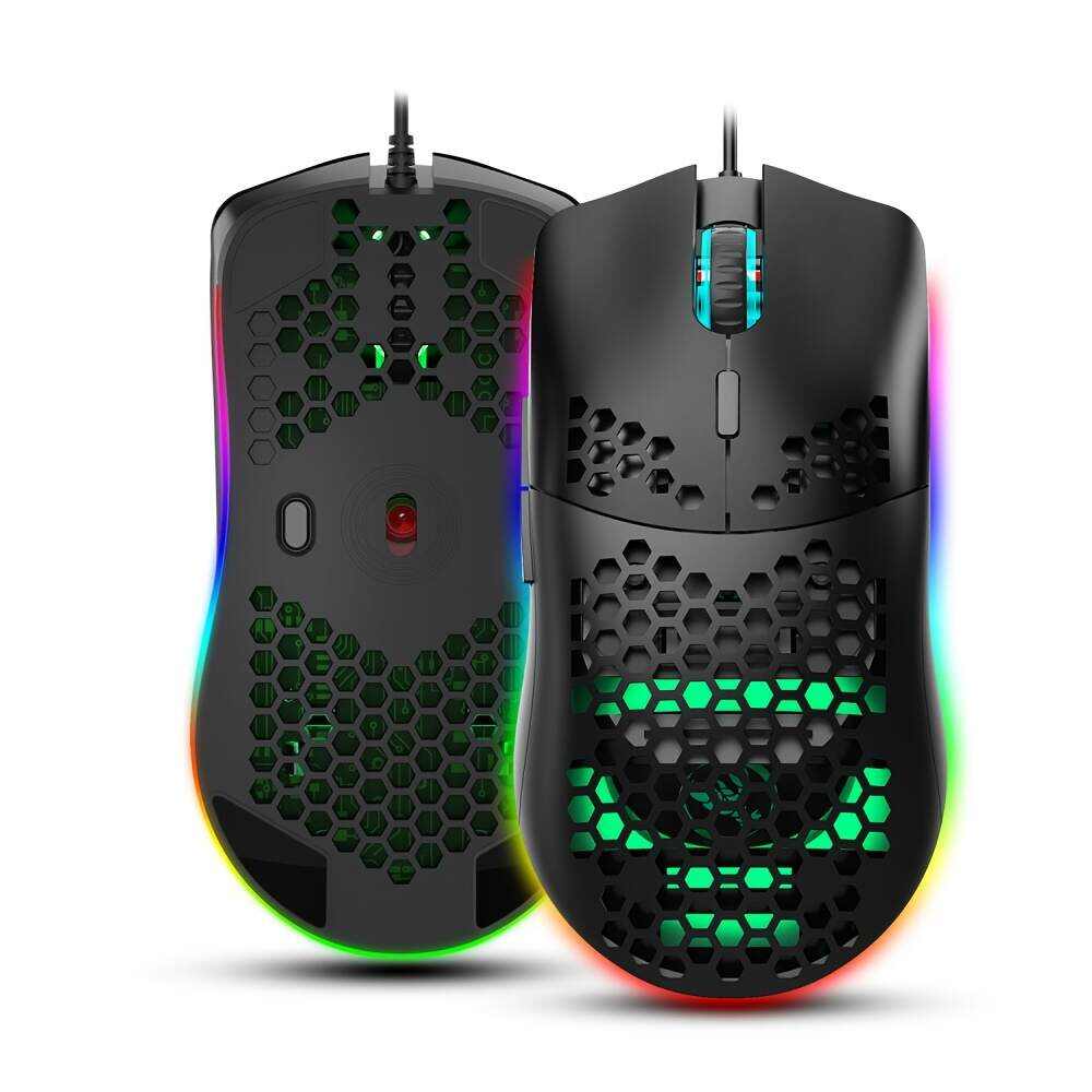 HXSJ Wired Gaming Mouse With RGB Lighting, 6 Programmable Buttons, And Switch Support For All Games