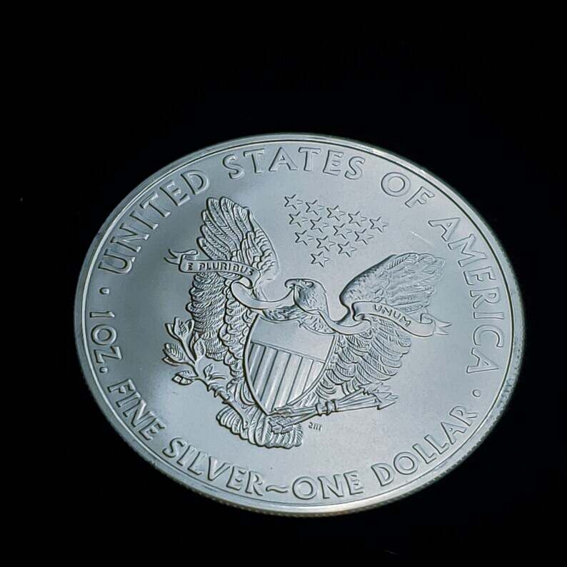 2009  American Silver Eagle   -  1 Oz .999 Silver  BU - Straight from roll  # 719    Reg 49