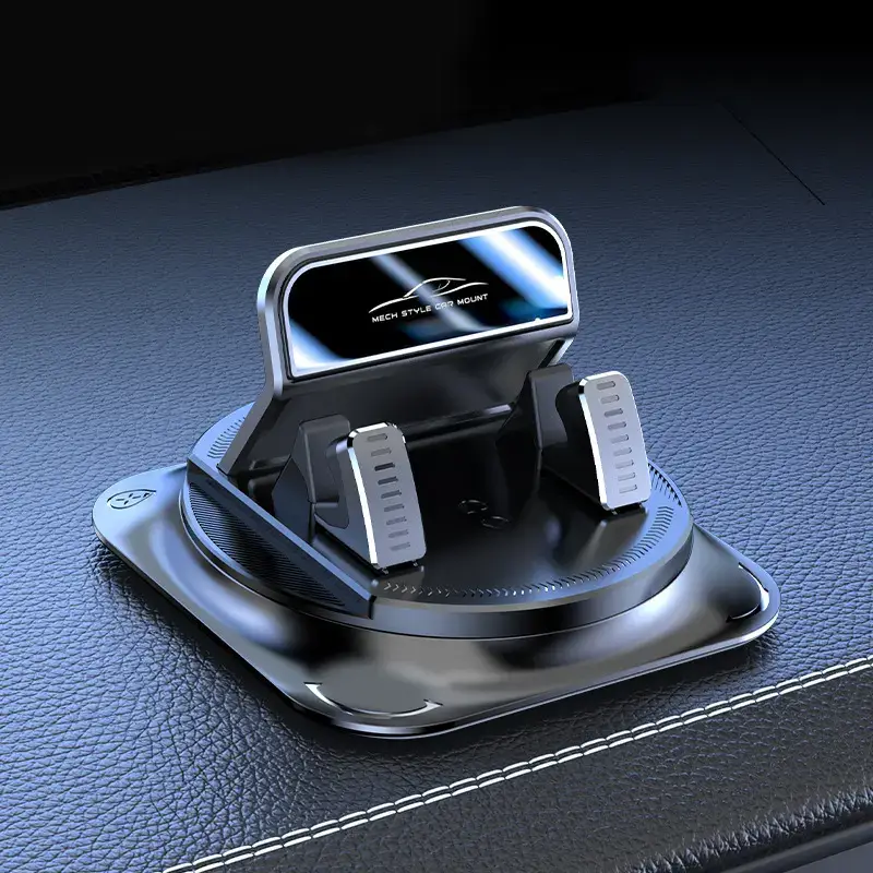 【FathersDayGift】Car phone holder 360 degree rotation, suitablefor car navigation in-car dashboard, horizontaland vertica screen adjustment angle,suctioncup fixed non-slip mobile phone holdersuitable for iPhone and Android