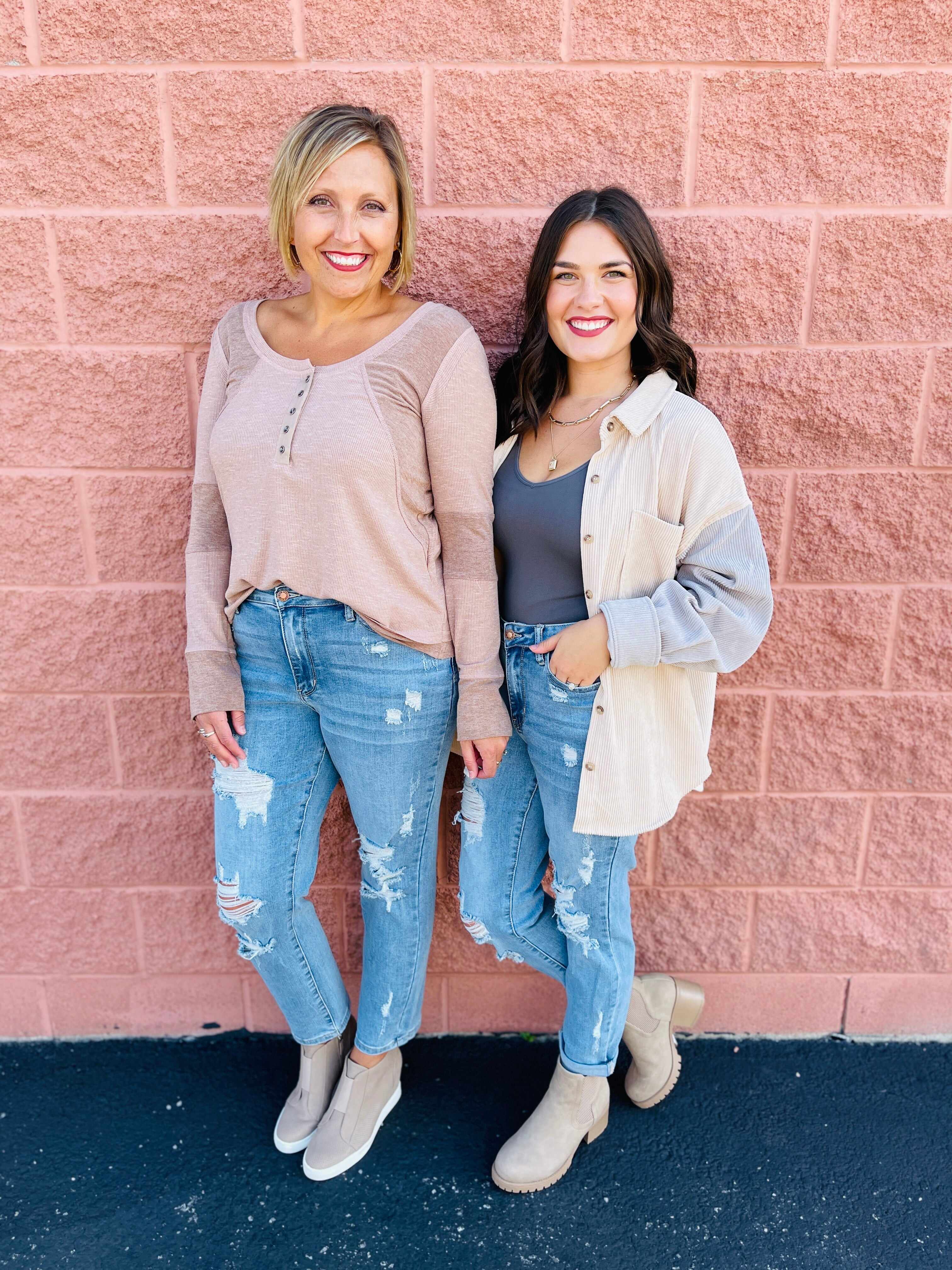 Plus/Reg Don’t Be Distressed Boyfriend Jeans