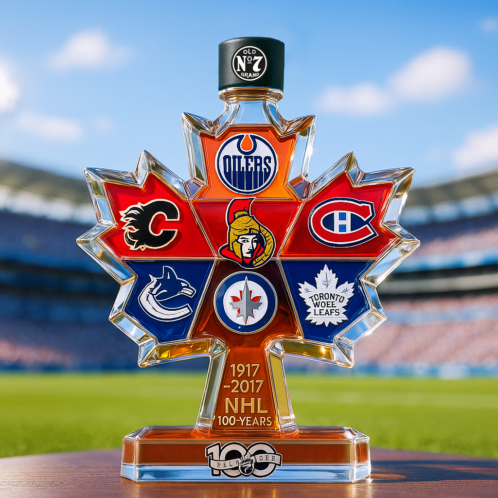 NHL 100th Anniversary Whiskey Bottle
