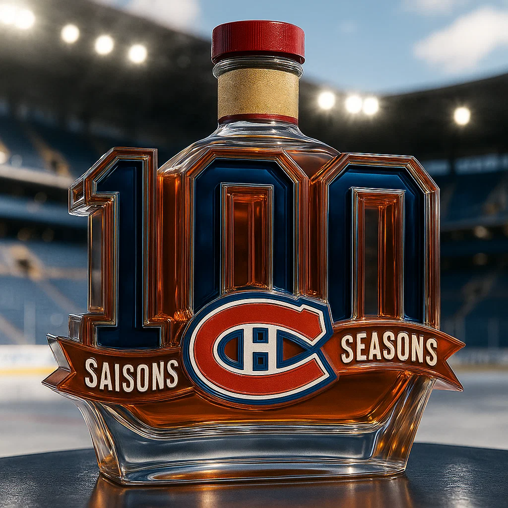 Montreal Canadiens Commemorative Whiskey Bottle