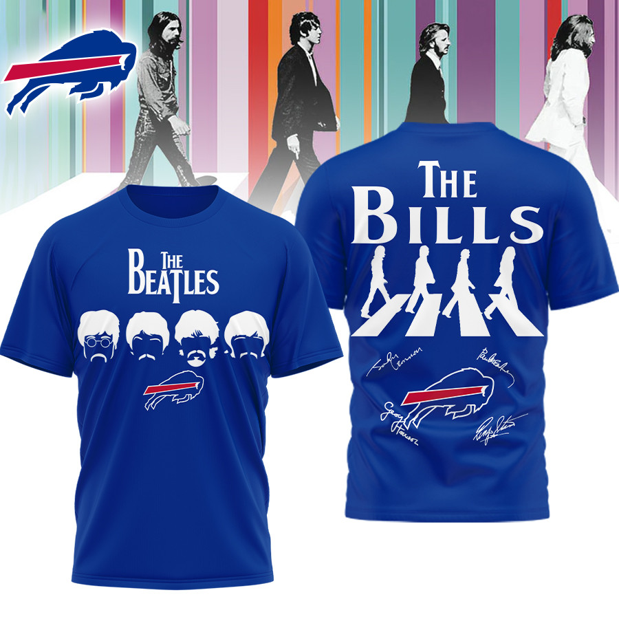 Buffalo Bills | Premium NFL and The Beatles 3D Shirt HI