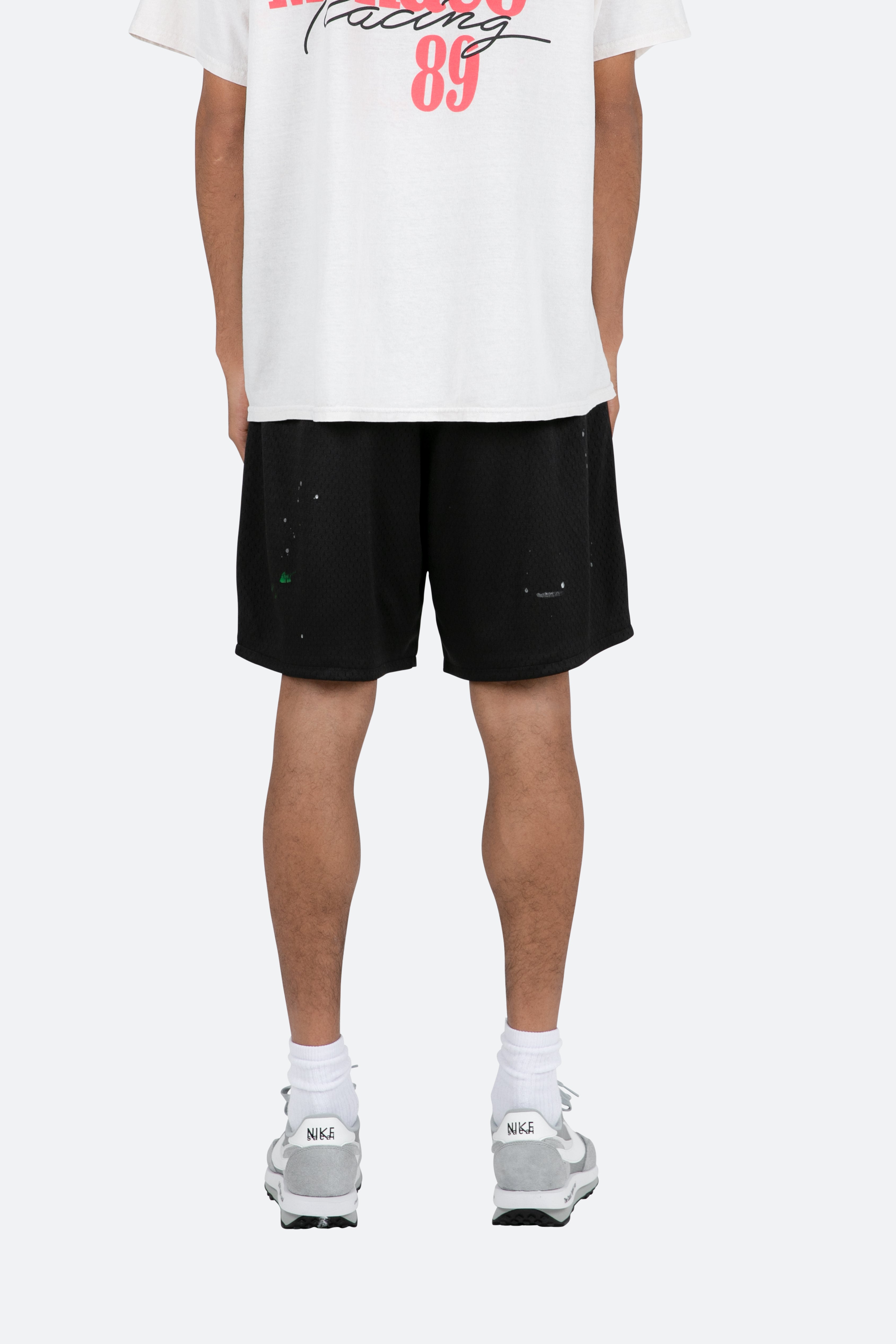 Painter Mesh Shorts - Black