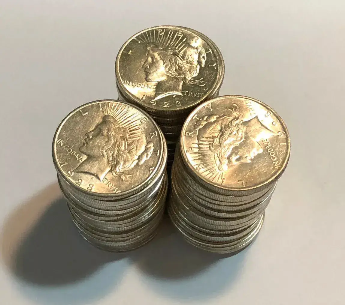 🕊️✯ MIXED DATE ✯The Complete Collection of 1921~1935 Peace Silver Dollar