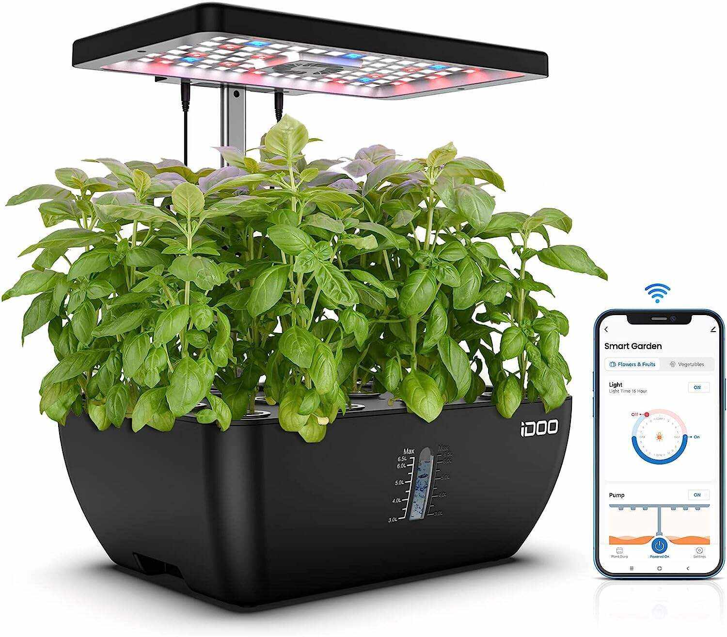 Hydroponics Growing System 12Pods, Indoor Garden with LED Grow Light