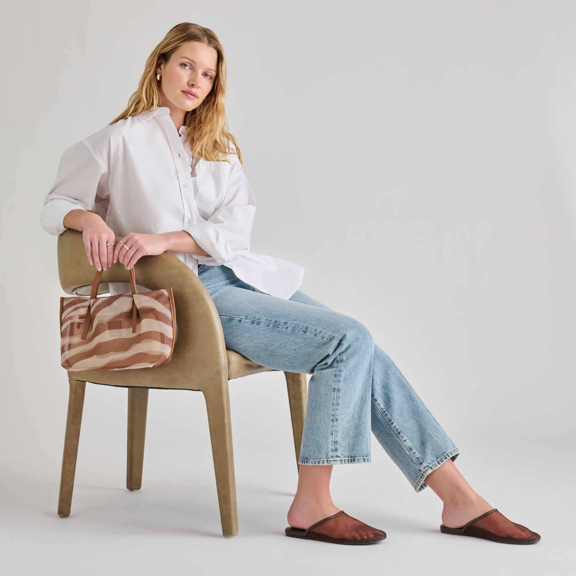 GENI FLATS CHOCOLATE MESH
