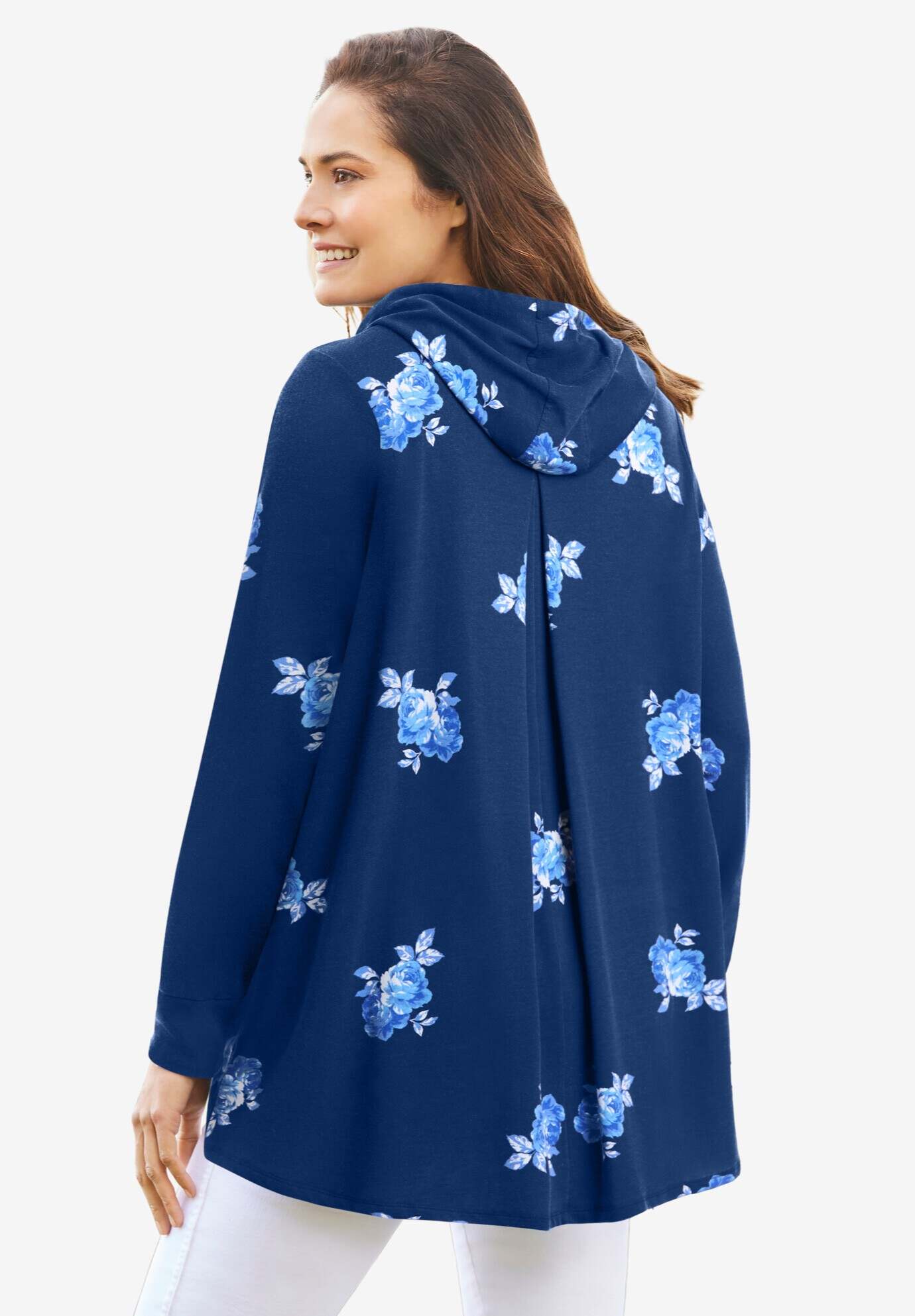 Cloud Bliss Pleat-Back Swing Sweatshirt