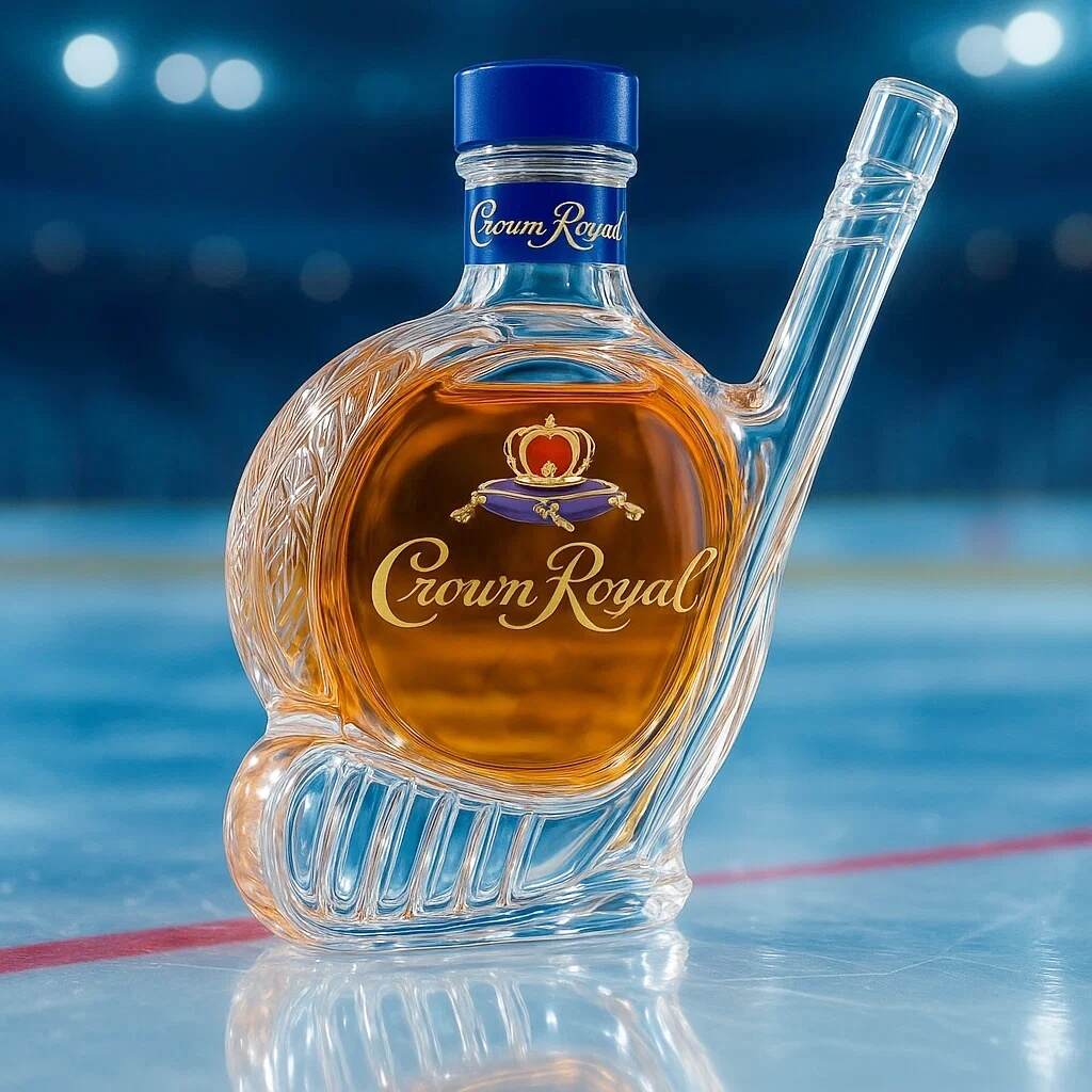 Ice hockey Whisky Bottle