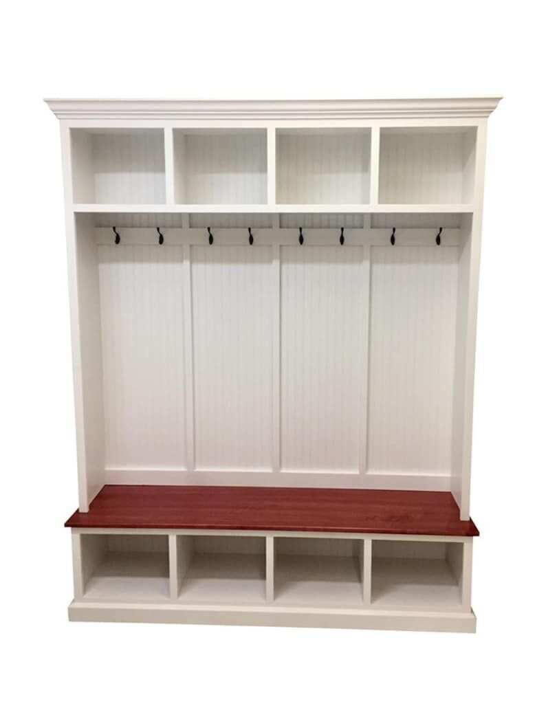 PENNSYLVANIA 4 section bench with storage