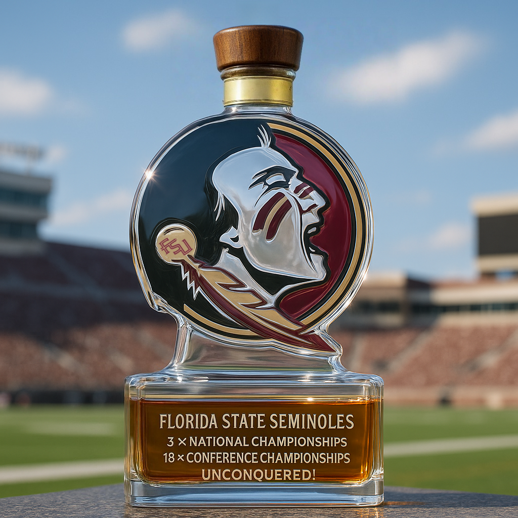 Florida State Seminoles Limited Edition Whiskey Bottle