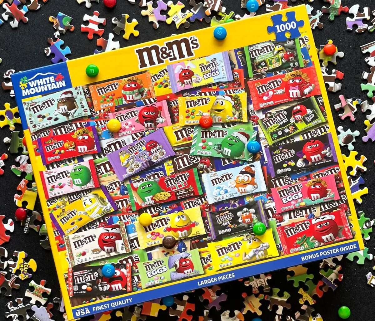 M&M's (1789pz) - 1000 Piece Jigsaw Puzzle