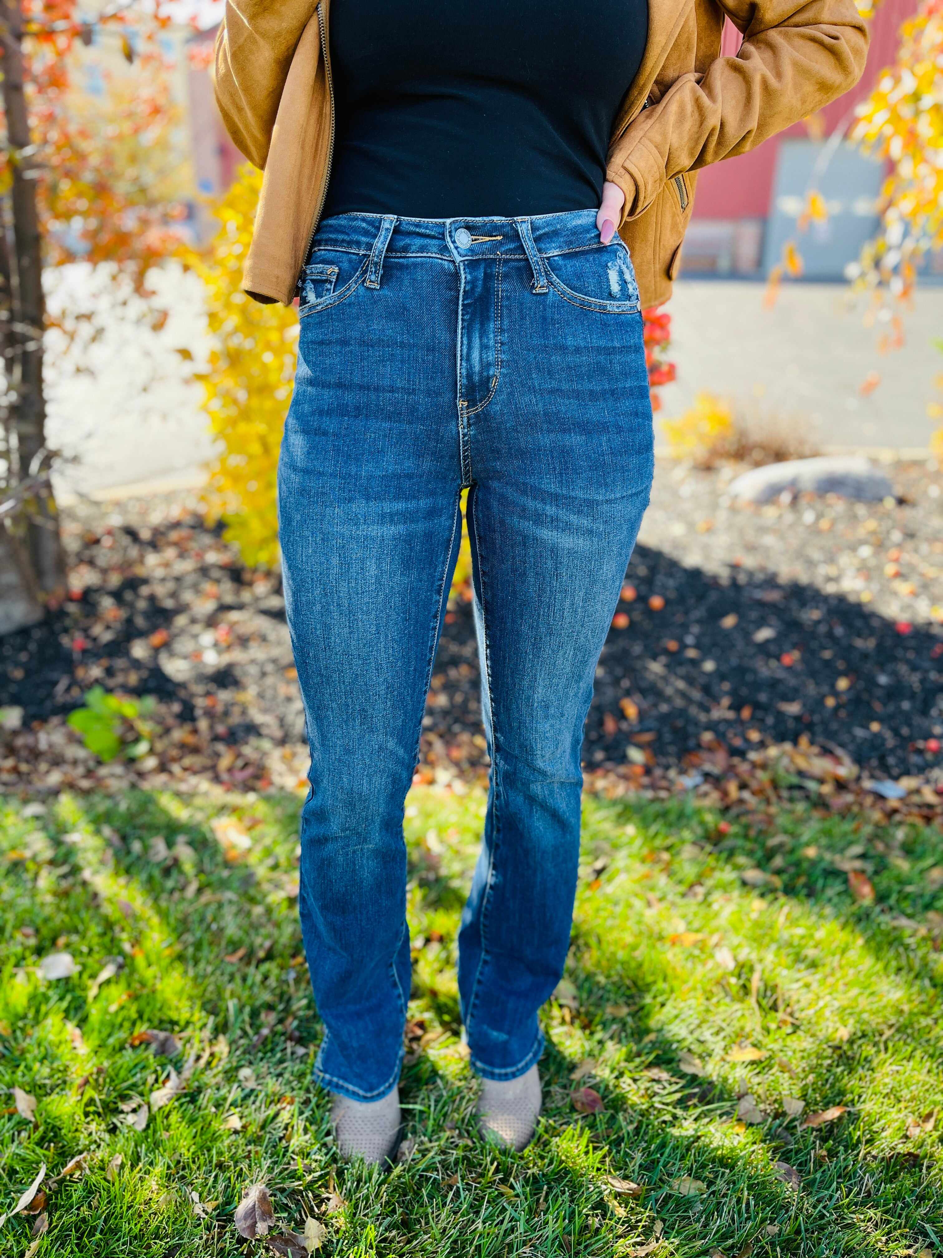 RESTOCK! Plus/Reg  Anyway You Slit It Bootcut Jeans