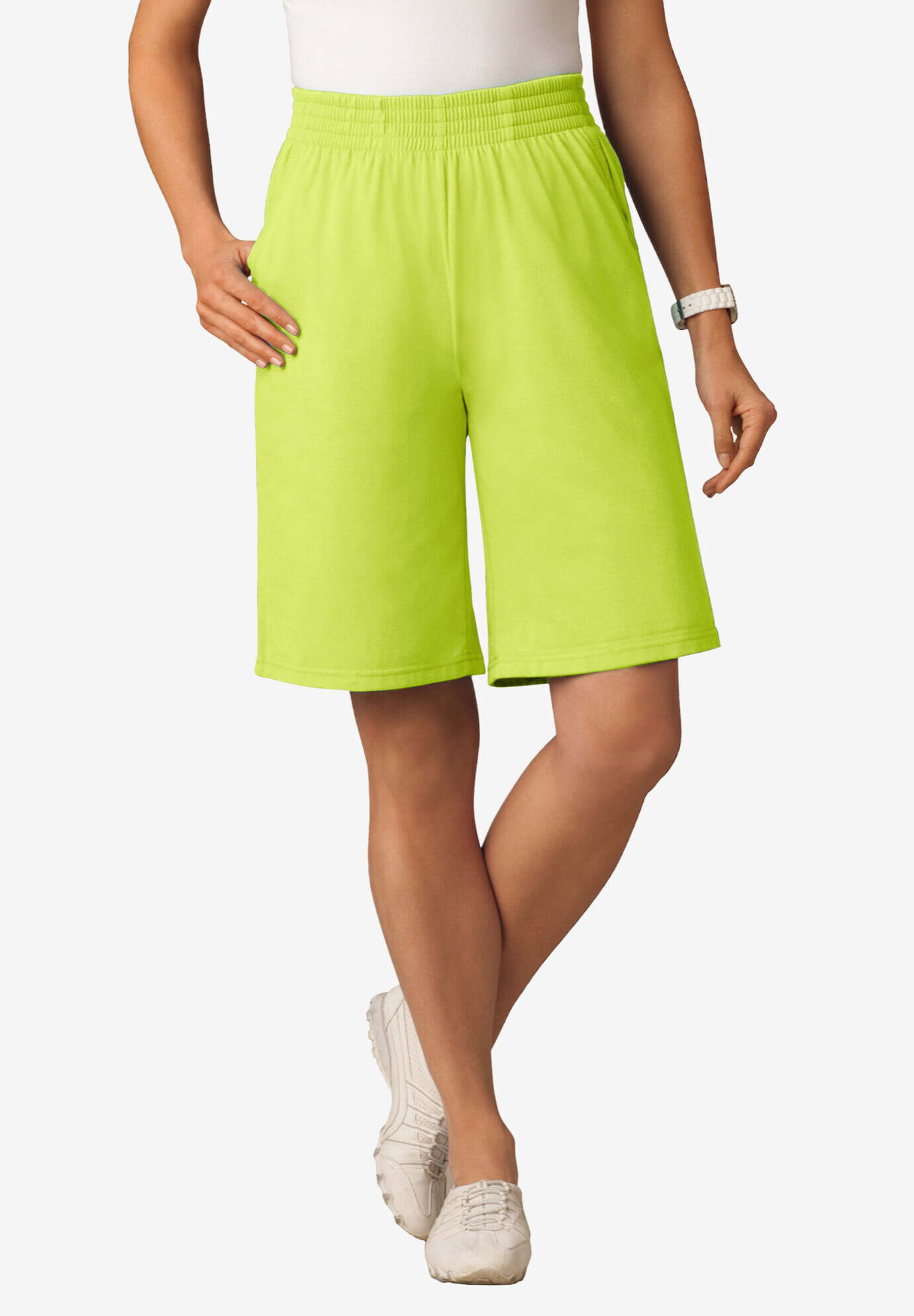 Elastic-Waist Knit Short
