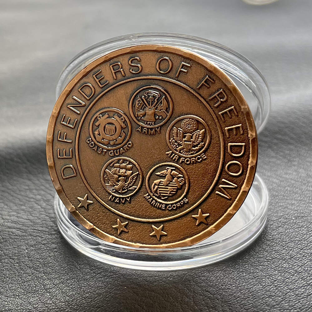 Eagle Head Military Coin