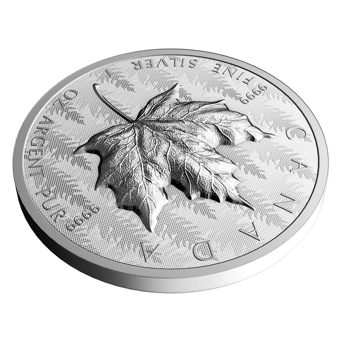 2024 Canada Ultra High Relief Maple Leaf SML $20 1 oz coin 99.99% Silver