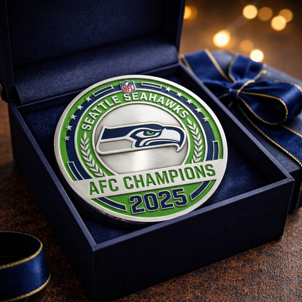 Seattle Seahawks 2025 AFC Champions Commemorative Coin