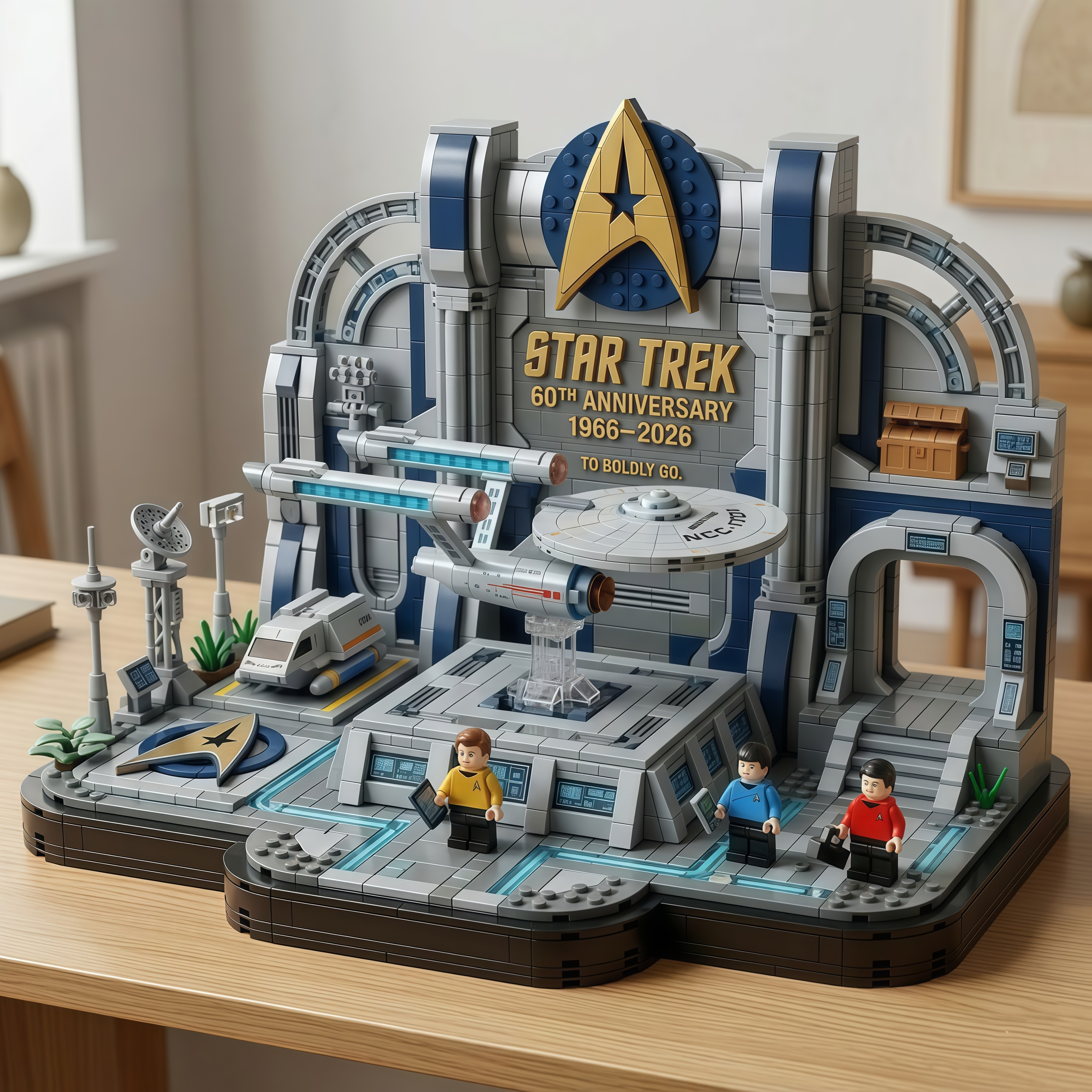 Star Trek 60th Anniversary Building Block Set