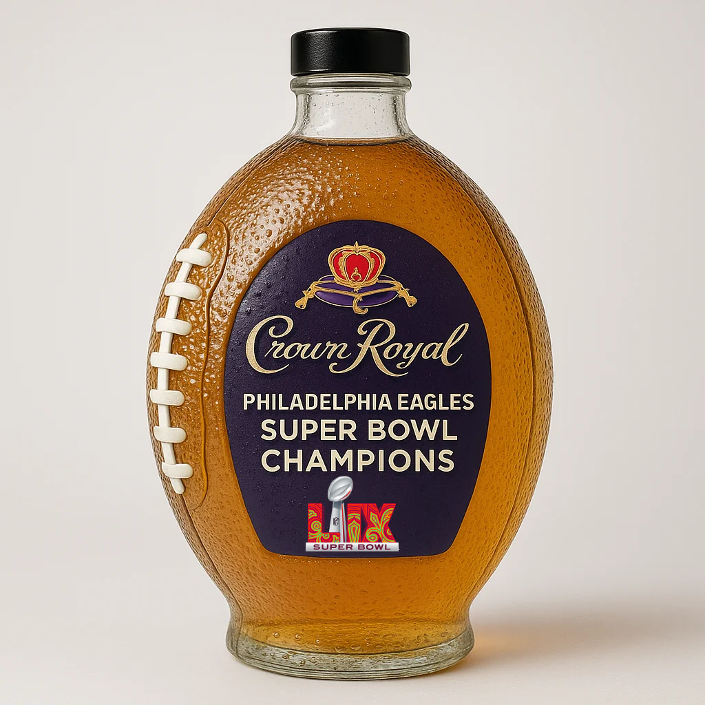 Philadelphia Eagles Super Bowl Champion Football Bottle