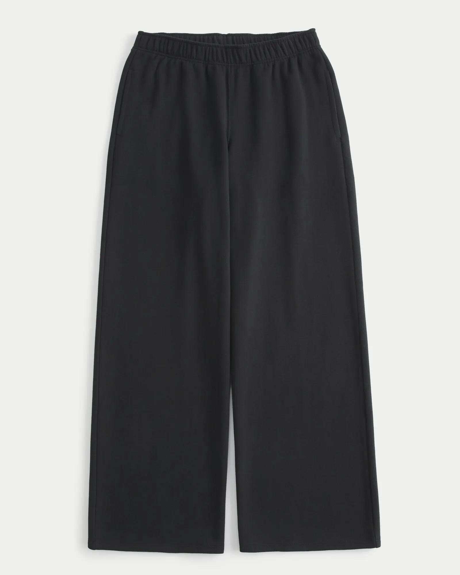 Wide-Leg Sweatpants