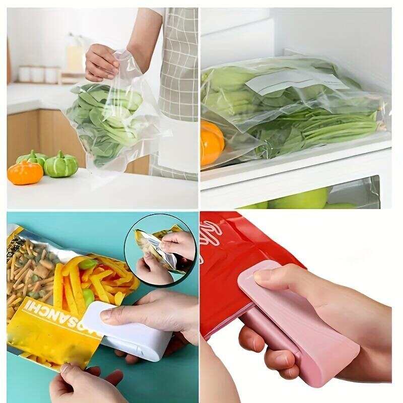 Portable Mini Heat Sealer for Food Bags - Thermal Plastic Bag Closure for Freshness - Easy to Use Packing Kitchen Accessory