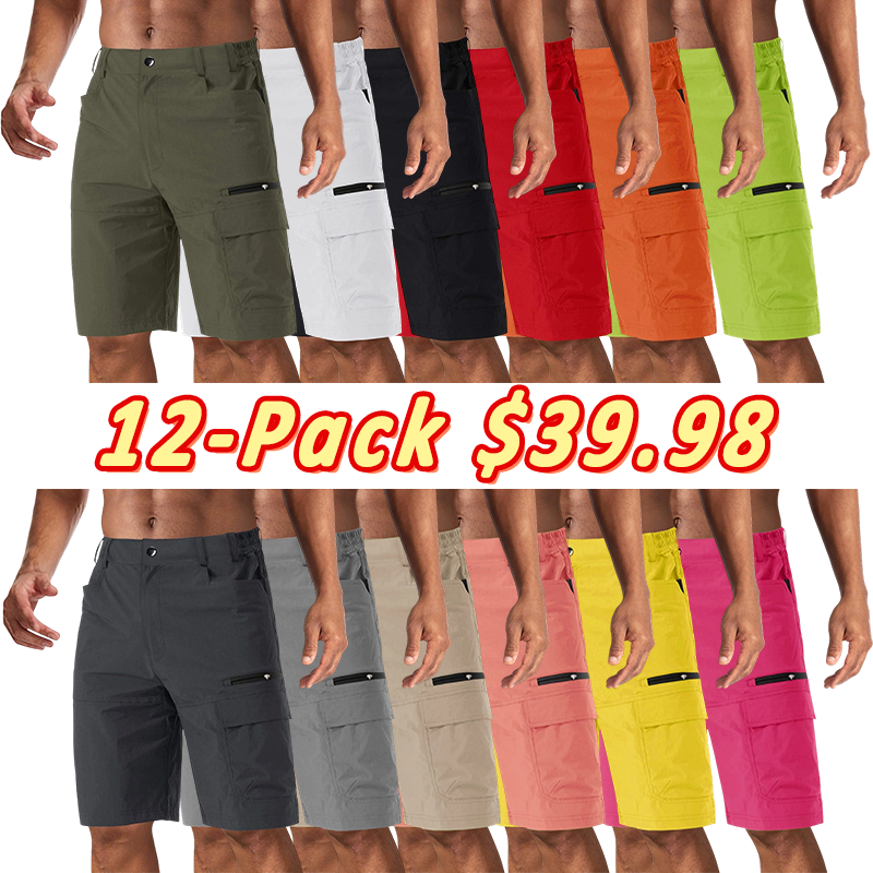 Spring Sale🎁Men's Summer Lightweight Quick-Dry Work Shorts(Pockets on both the front and back)