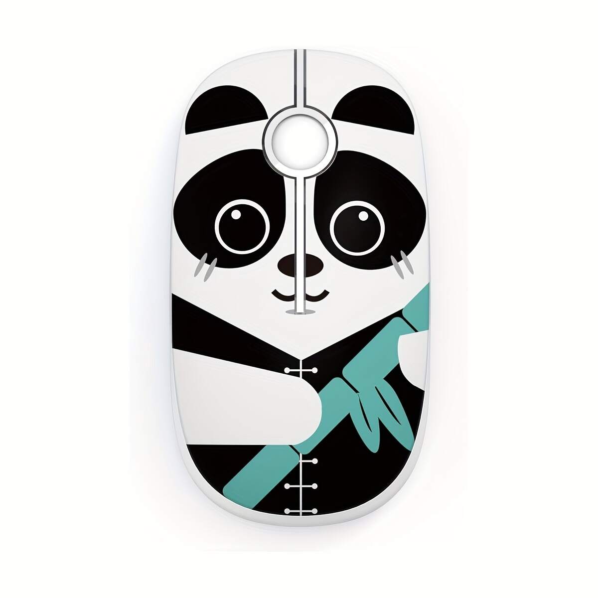 2.4G Wireless Mouse with Nano Receiver - Slim Ergonomic Optical mouse, Quiet Clicks, DPI, Plug & Play, Compatible with PC, Laptop, Mac, Tablet - Gradient Orange to Mint Green (Battery-Powered, AA Not Included) - Ideal for Office, Gaming, Streaming, Office