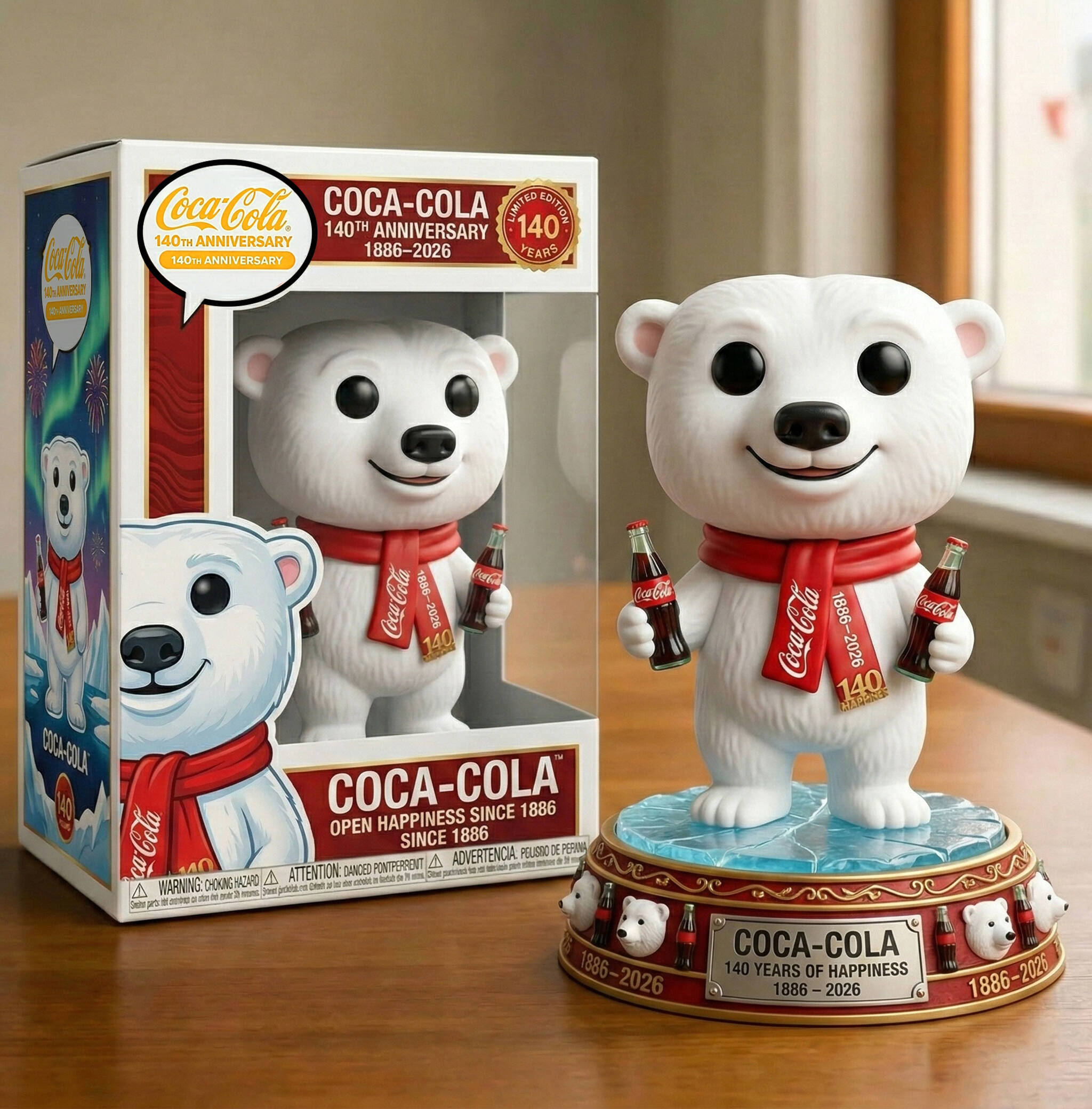 Coca-Cola 140th Anniversary Polar Bear Collector’s Edition (1886–2026)
