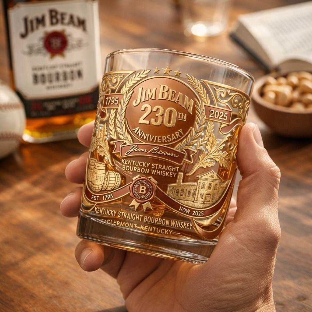 🥃 Jim Beam 230th Anniversary Limited Edition Whiskey Glass