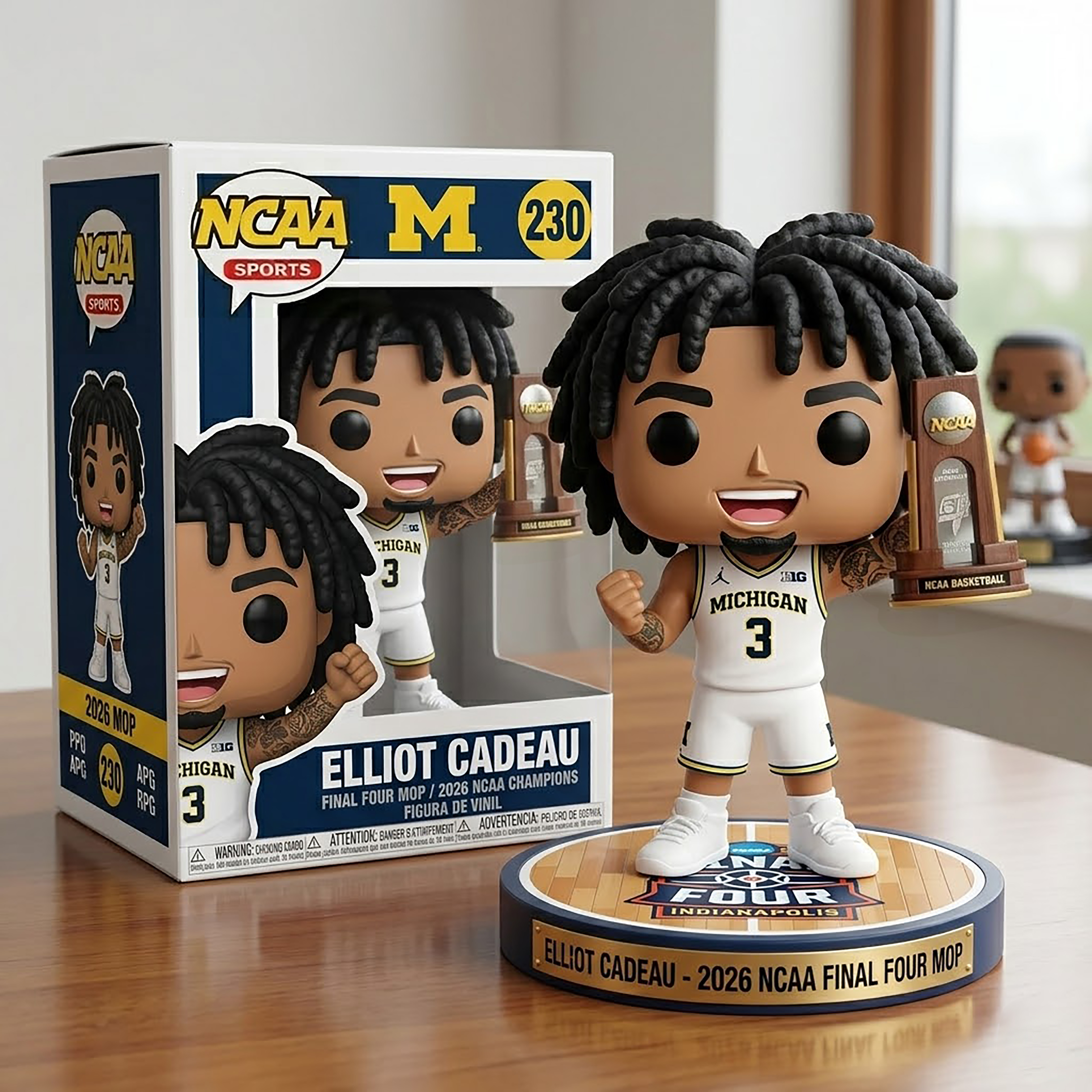 🏀 Elliot Cadeau 2026 NCAA MOP Pop!